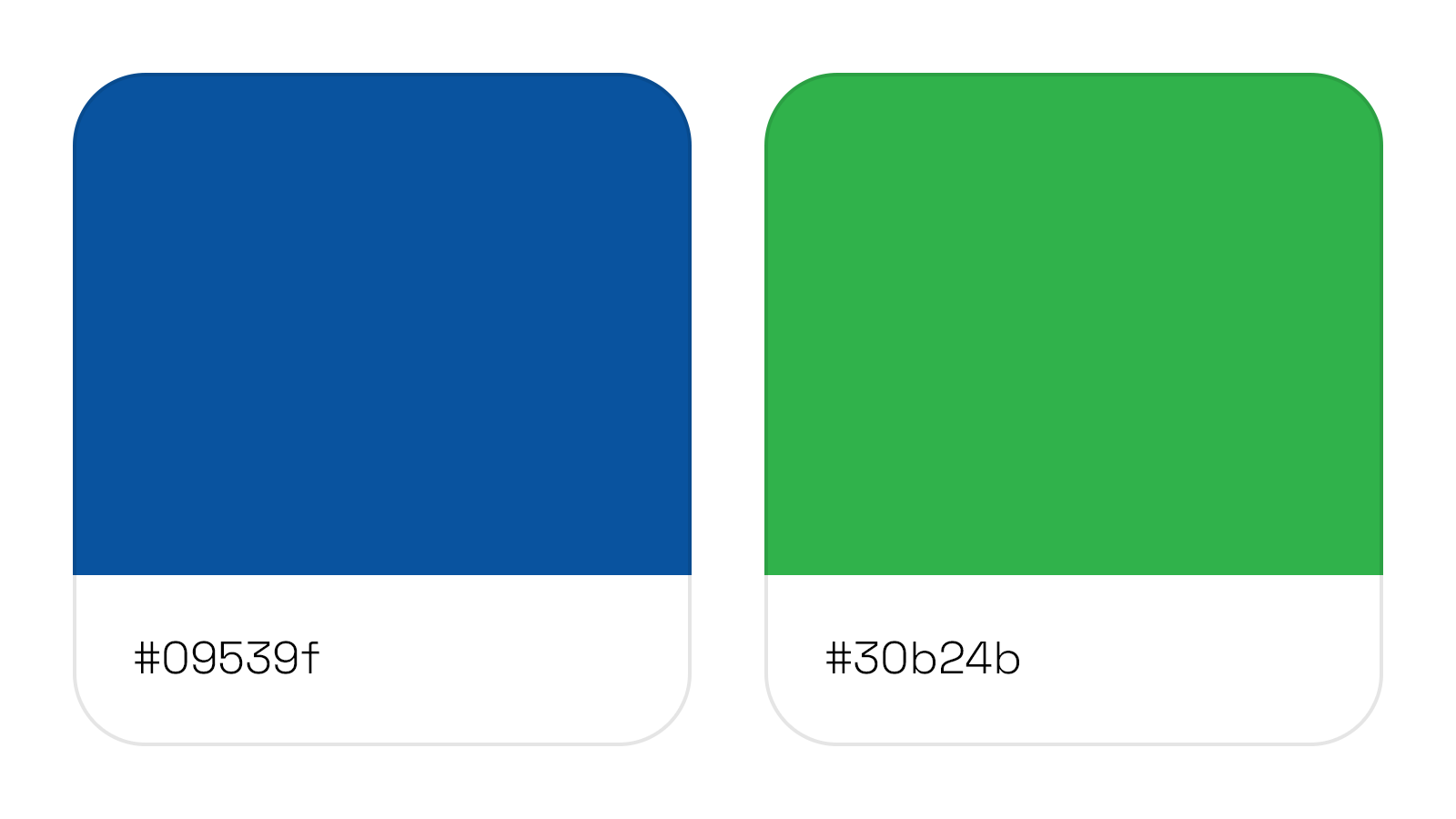 Aloghesti blue and green brand color palette